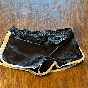 J. Crew Black Athletic Shorts with White Trim